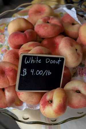 Paradise Fruit peaches - CALEB KENNA