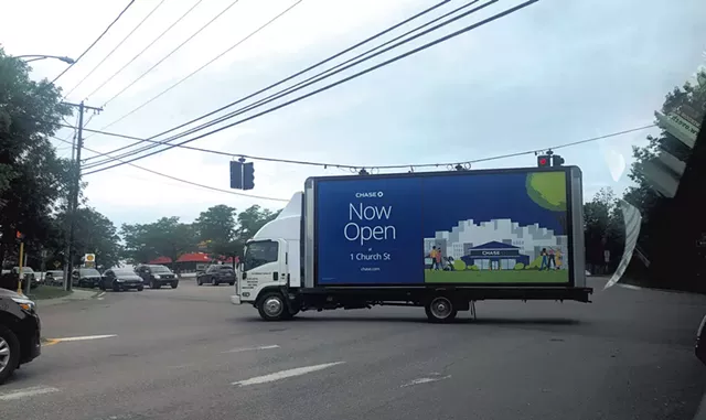 Mobile billboard - COURTESY HEATHER AND PHILIP BATALION