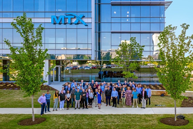 MTX's Frisco, Texas, office and staff in April 2021 - COURTESY OF MTX