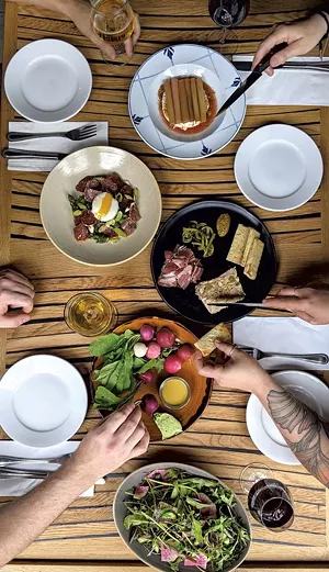 Food and drink at Brasserie Dunham - COURTESY OF BRASSERIE DUNHAM