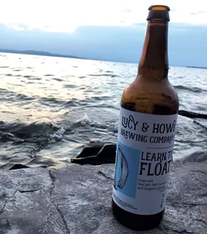A bottle of Learn to Float sour gose - JORDAN BARRY
