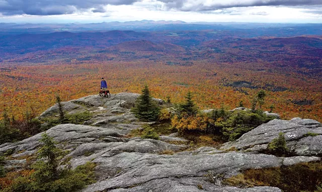 A foliage hike at White Rock Mountain - COURTESY OF AMY POTTER/GREEN MOUNTAIN CLUB