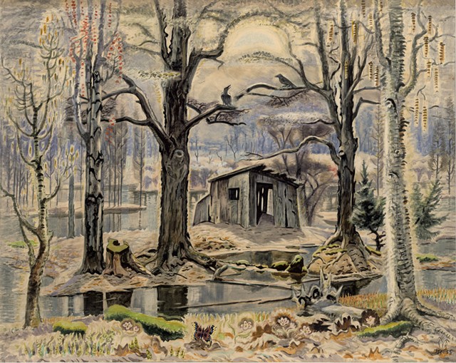 "The Glory of Spring" by Charles Burchfield - COURTESY OF WILLIAMS COLLEGE MUSEUM OF ART