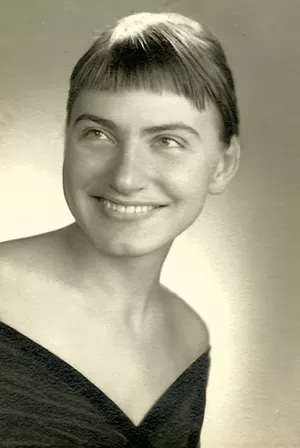 Elka Schumann's Bryn Mawr graduation picture - COURTESY