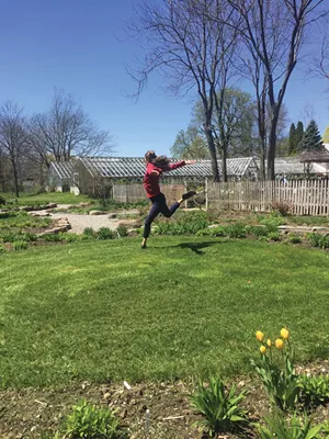 Hanna Satterlee at Horsford Gardens & Nursery - COURTESY OF HANNA SATTERLEE