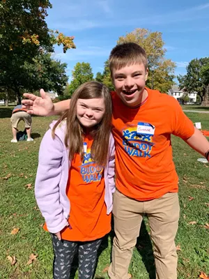 Participants in the 11th annual Champlain Valley Down Syndrome Group Buddy Walk - COURTESY