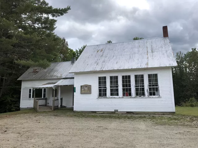 This Granby schoolhouse, built in 1885, was once one of many in town. - ANNE WALLACE ALLEN ©️ SEVEN DAYS