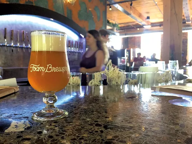 Orange Dot at Foam Brewers - HANNAH PALMER EGAN
