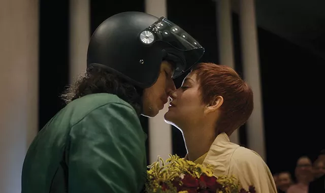 GLOWER COUPLE Driver and Cotillard play a troubled celebrity pair in Carax's bizarrely lovely musical. - COURTESY OF AMAZON STUDIOS