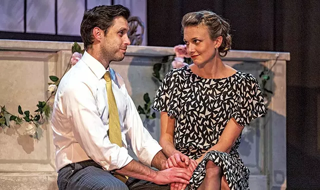 Dominic Spillane (left) and Maren Langdon Spillane - COURTESY OF ADAM SILVERMAN