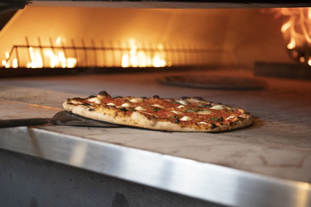 Margherita pizza at Folino's in Burlington - FILE: JAMES BUCK ©️ SEVEN DAYS