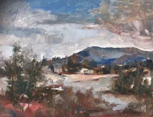 "Dust of Snow Across the Valley" - COURTESY OF JULIE DAVIS