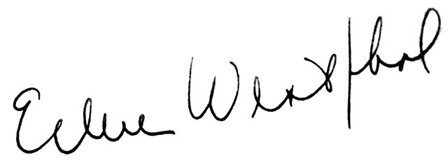 Below: Signature of Ellen Westphal, the poet's mother - COURTESY OF BILL DRISLANE