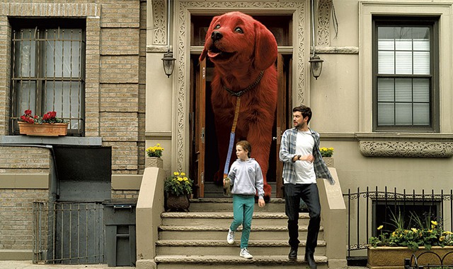 Darby Camp and Jack Whitehall in Clifford the Big Red Dog - COURTESY OF PARAMOUNT PICTURES