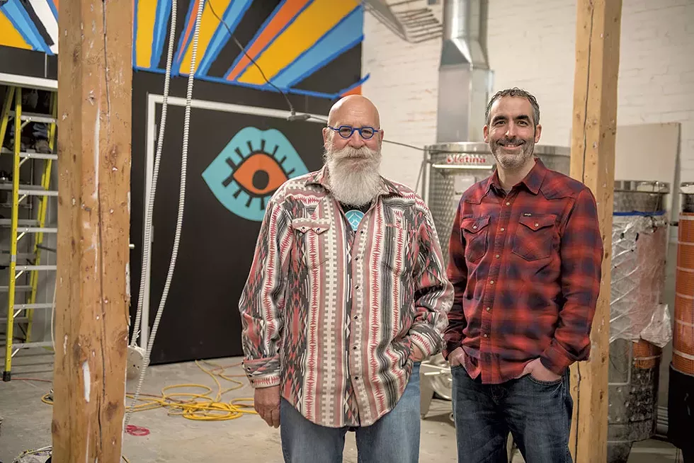 Alan Newman (left) and Joe Buswell of ArtsRiot - DARIA BISHOP