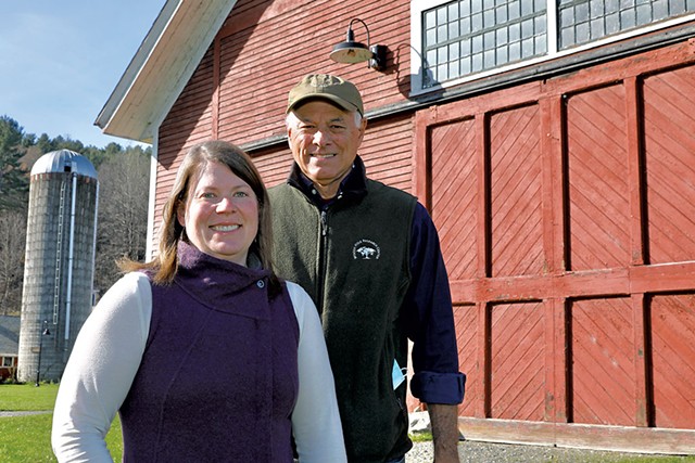 Lindsay Fahey and Buzz Schmidt at Retreat Farm - DAVID SHAW