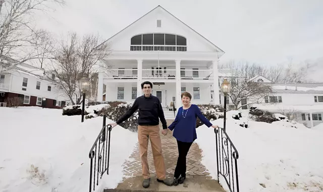 Owners Brian and Leslie Mulcahy in front of the inn - FILE: BRENT HARREWYN