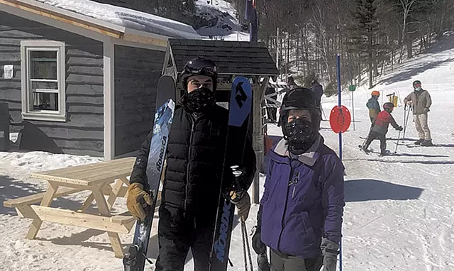 Mick and Karen Rookwood at Mad River Glen - COURTESY
