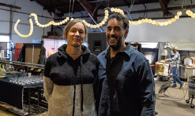 AO Glass co-owners Tove Ohlander and Rich Arentzen - JAMES BUCK