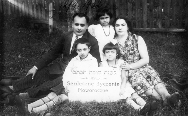 Solomon Mandelblatt family before they were killed in 1941. - COURTESY