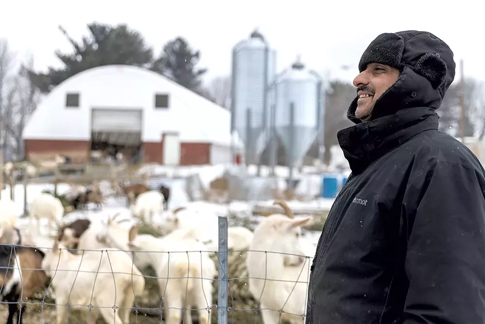 Chuda Dhaurali of Dhaurali Goats at Pine Island Community Farm - JAMES BUCK