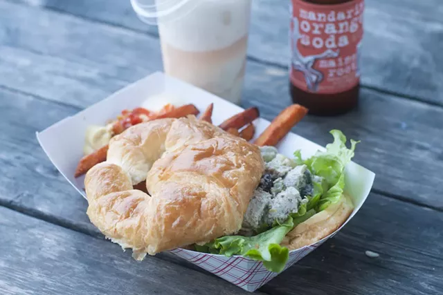 Chicken salad sandwich at Whippi Dip - HANNAH PALMER EGAN