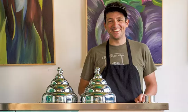 Paul Sansone with the Shy Guy Gelato cart in 2018 - FILE: LUKE AWTRY