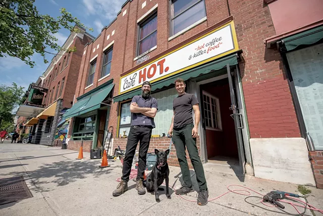 Travis (left) and Allan Walker-Hodkin of the Café HOT. - FILE: DARIA BISHOP
