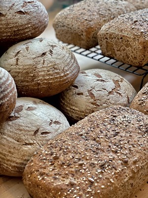 Bont&eacute; Bakery's sourdough gluten-free loaves - COURTESY