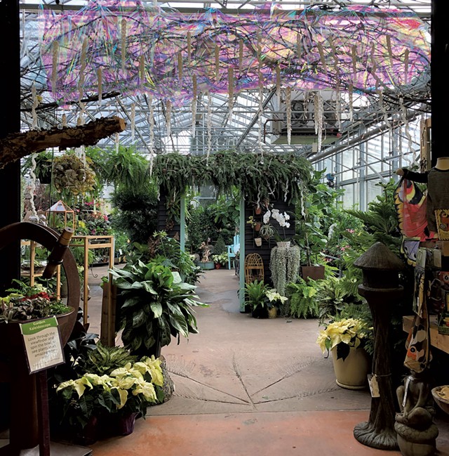 Inside the greenhouse at the Williston location of Gardener's Supply - FILE: JORDAN BARRY ©️ SEVEN DAYS