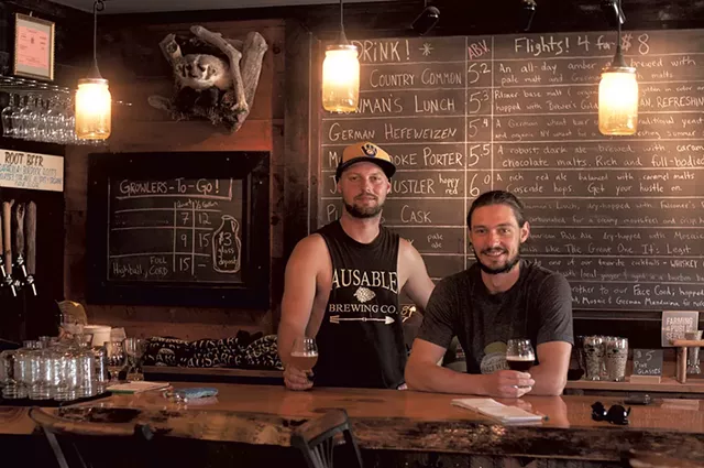 Dan and Dylan Badger, Ausable Brewing Company - HANNAH PALMER EGAN