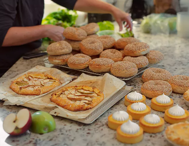 Bagels, galettes and tarts from Belleville Bakery - COURTESY OF REBECCA REESOR