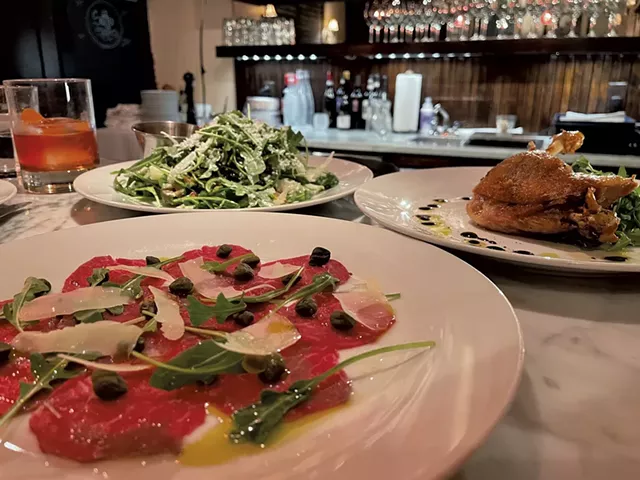 A Negroni cocktail and small plates at Sotto Enoteca - MELISSA PASANEN