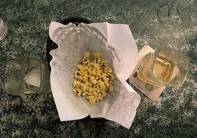 Popcorn and a cocktail - RYAN MILLER
