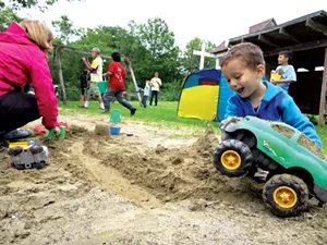 Playing in the sand - MATTHEW THORSEN
