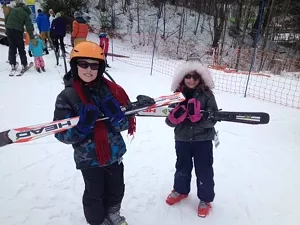Chase and Giada Willet of Colchester learned to ski last season at Smugglers’ Notch - COURTESY OF VERMONT GOVERNOR'S COUNCIL ON PHYSICAL FITNESS AND SPORTS