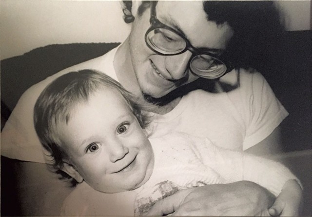 Alison and her dad, Jim, 1978