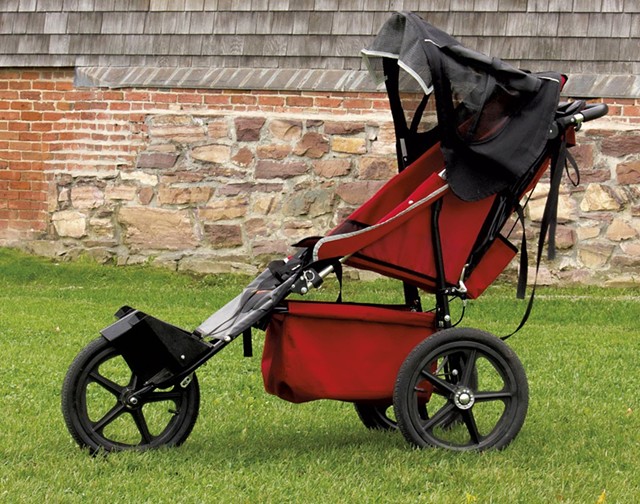 An adaptive stroller purchased for Shelburne Farms