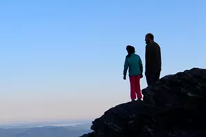 Dan and Rheia at dawn on Mt. Madonna - TRISTAN VON DUNTZ