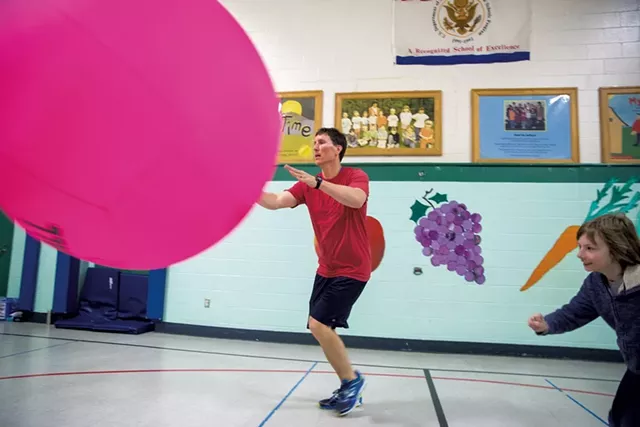 PE teacher Brian Godfrey - JAMES BUCK