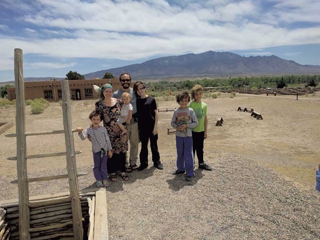The Ahmeds at Coronado Historic Site in New Mexico - COURTESY OF GRACE AHMED
