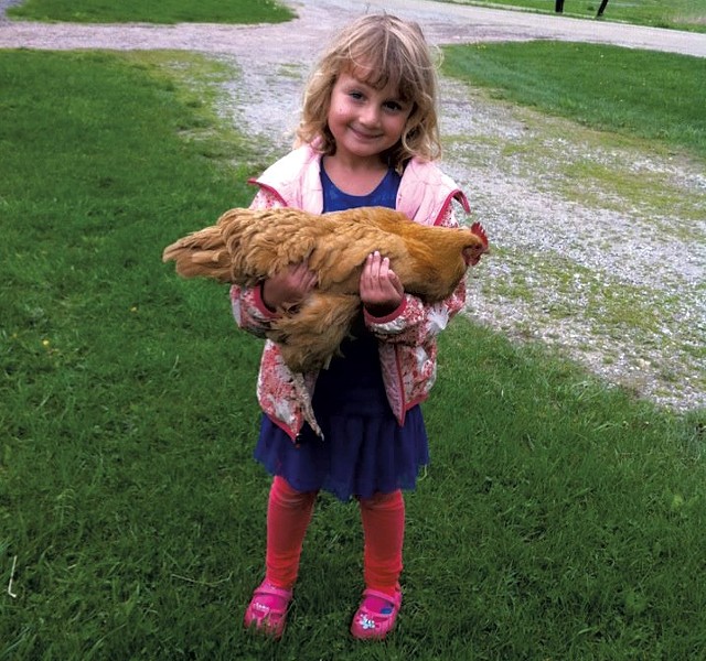Five-year-old Mira at Shelburne Farms - ALISON NOVAK