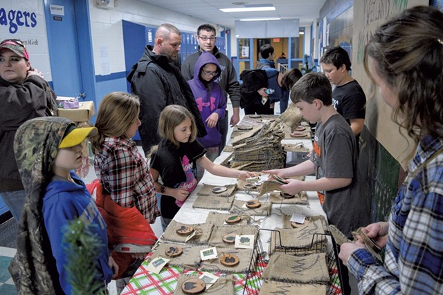 St. Albans students selling their products at last year's school mall