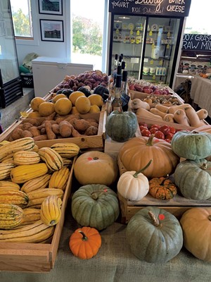 Autumn's bounty at Family Cow Farmstand in Hinesburg