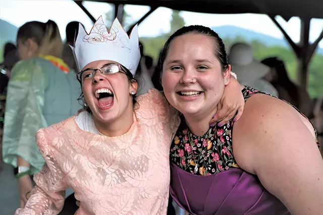 Dress-up night at camp - COURTESY OF CAMP THORPE