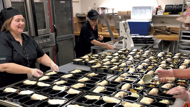 Prepping meals in Barre - COURTESY IMAGE