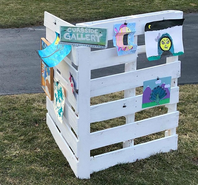 Curbside art gallery in Shelburne - COURTESY IMAGE