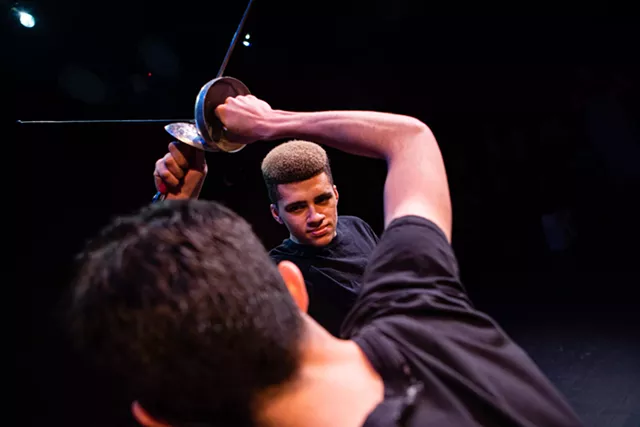 Cole Gilder performers with Vermont Stage's Youth Company - BEN HUDSON PHOTOGRAPHY