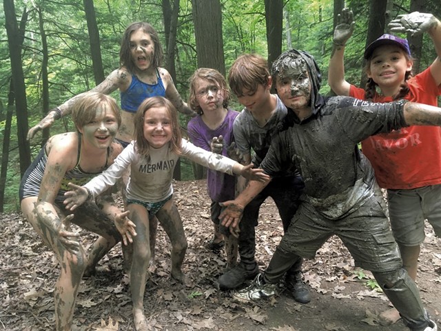 Students at Crow's Path in Burlington in 2019 - COURTESY OF ROSS DOREE