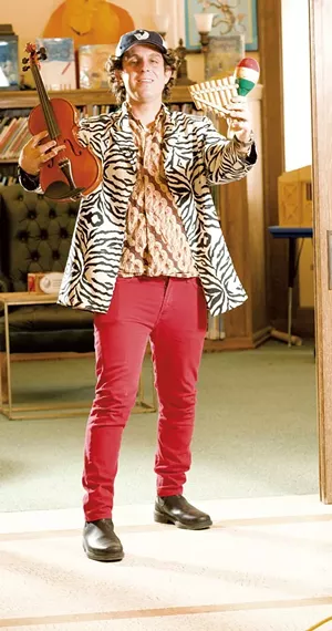 Toby Aronson, the "zookeeper" of the Vermont Symphony Orchestra's Musical Petting Zoo - COURTESY OF VERMONT SYMPHONY ORCHESTRA